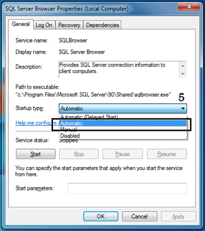 Enable SQL Browser