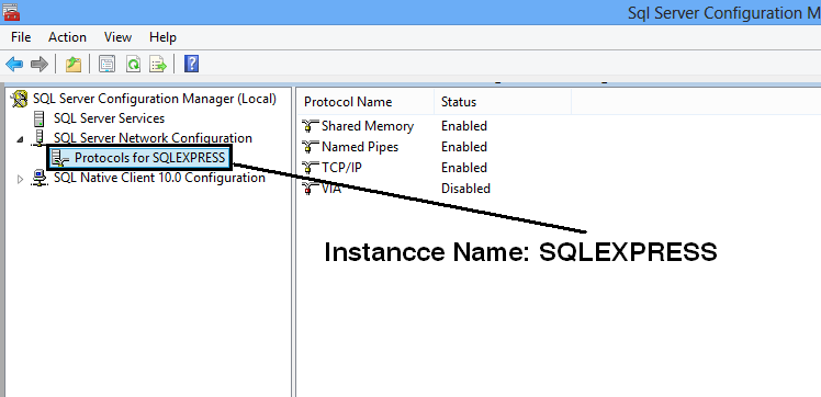 Determine SQL Instance