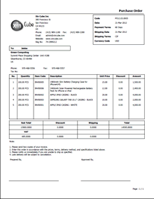 Purchase Order Template