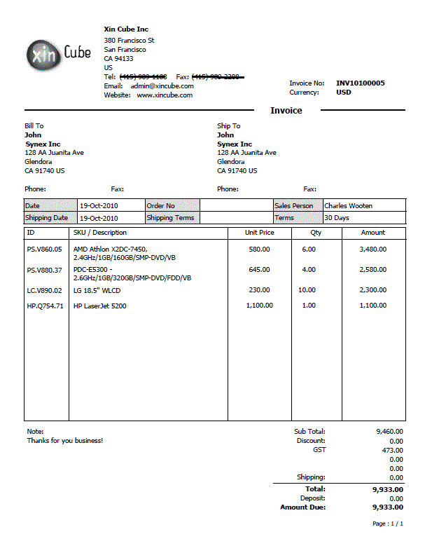 invoice template Invoice template, Quote template