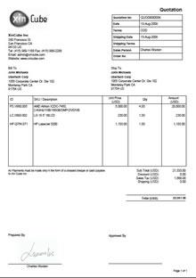 invoice template